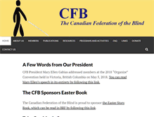 Tablet Screenshot of cfb.ca